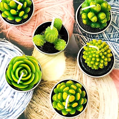 Fancy Cactus Mounted Tealights