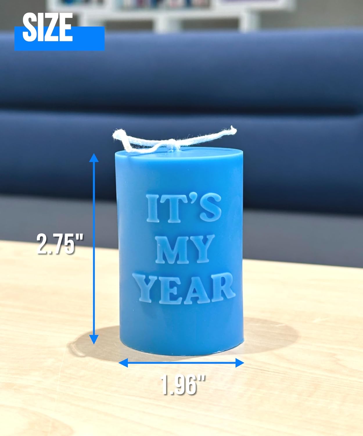 Its My Year Blue Candle