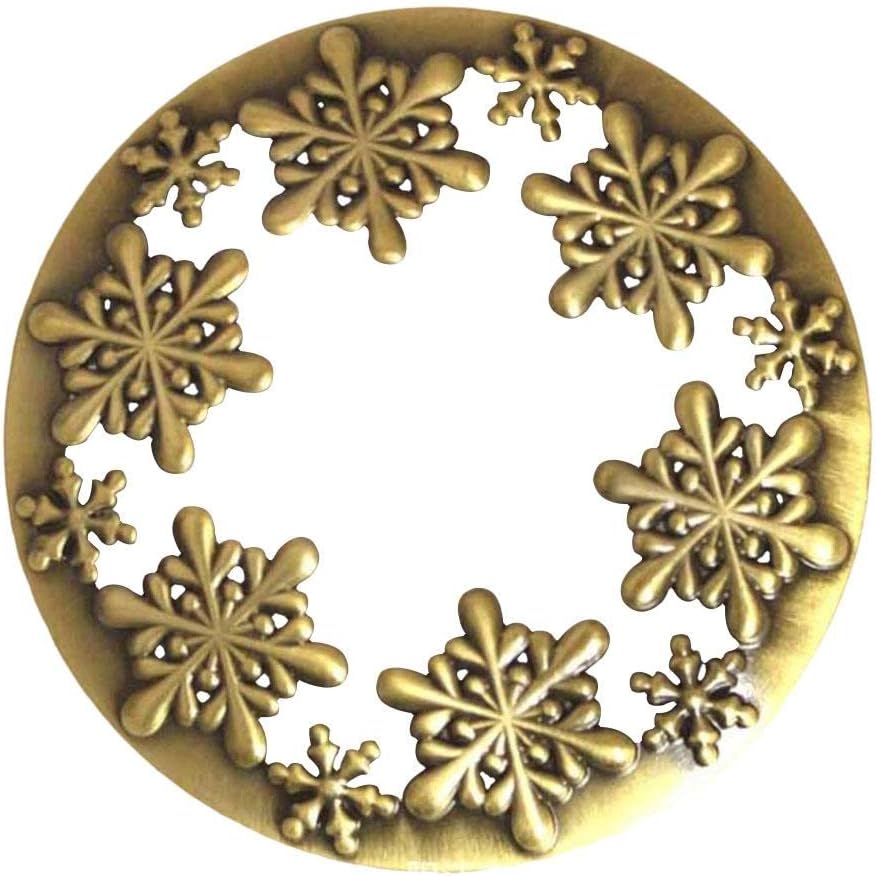 Snowflake Candle Shade for 73-81mm Jar Candles