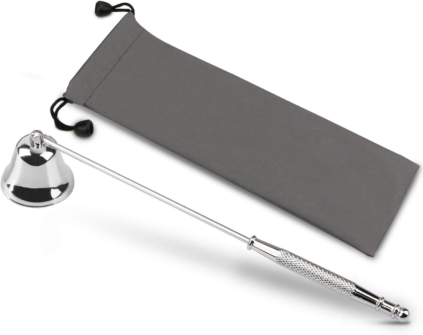 Elegant Long-Handle Stainless Steel Candle Snuffer