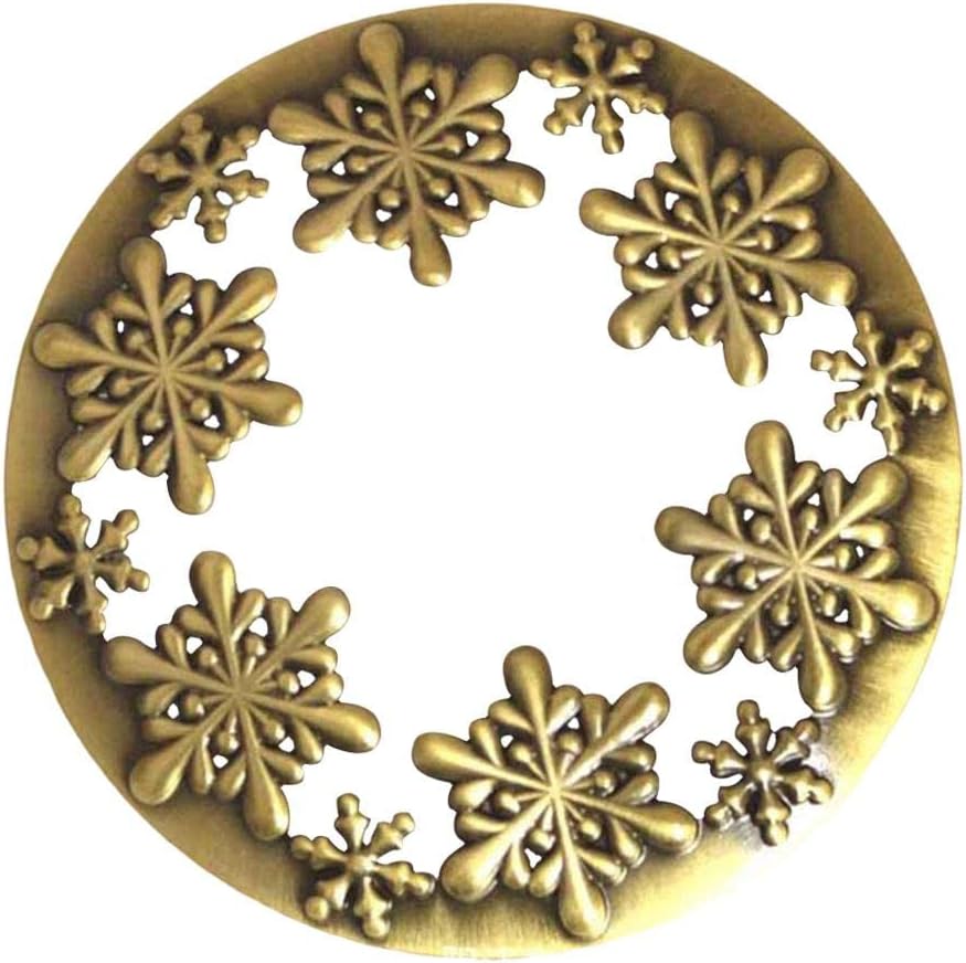 Snowflake Candle Shade for 73-81mm Jar Candles