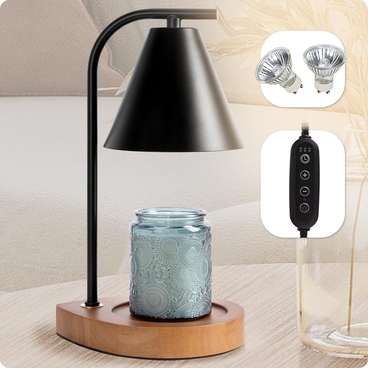 Safe Candle Healer with Timer Function