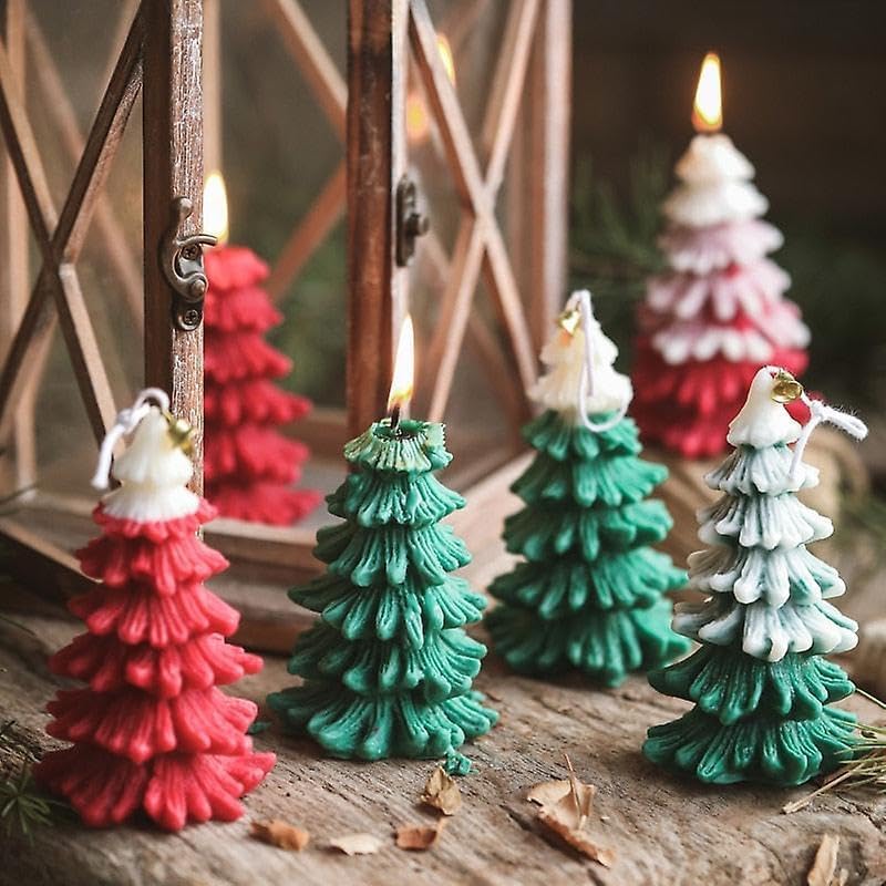 Eco-Friendly Christmas Tree Candle