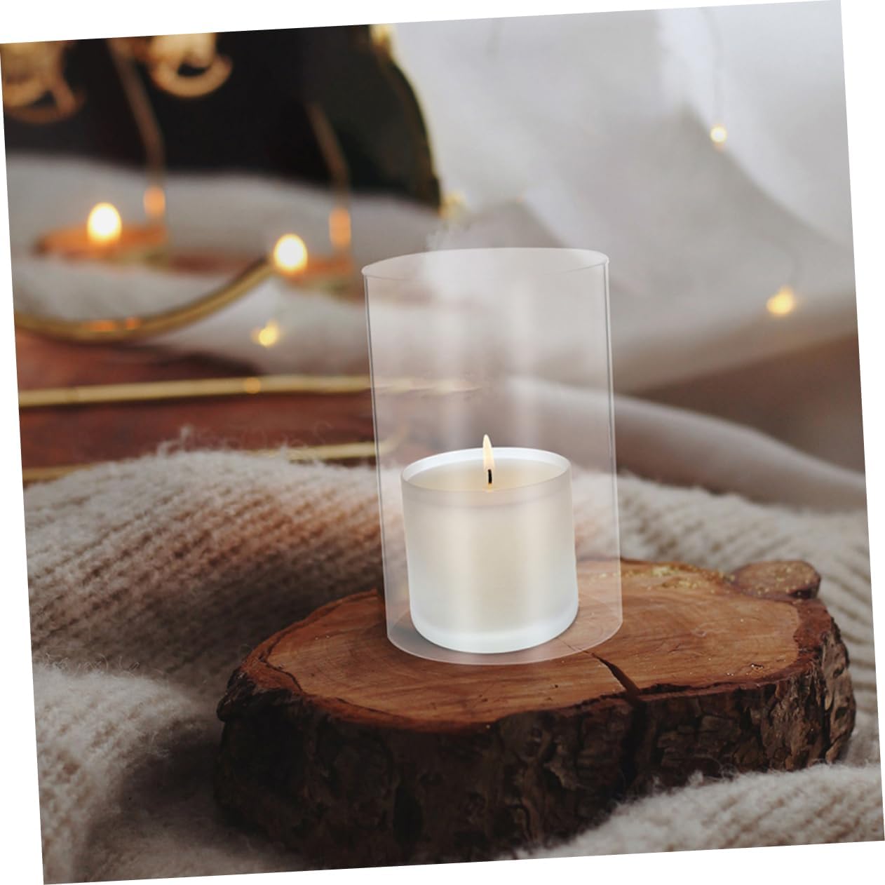 Glass Candle Holder Sleeve