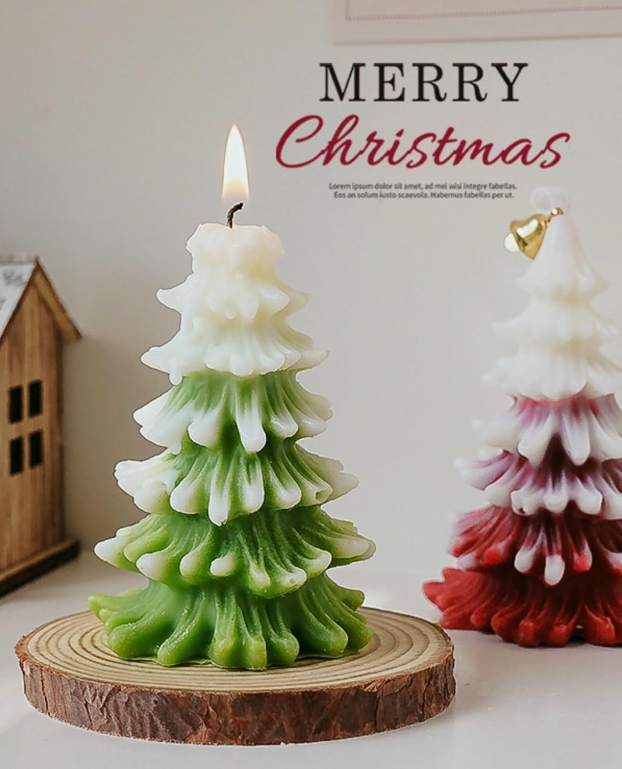 Eco-Friendly Christmas Tree Candle