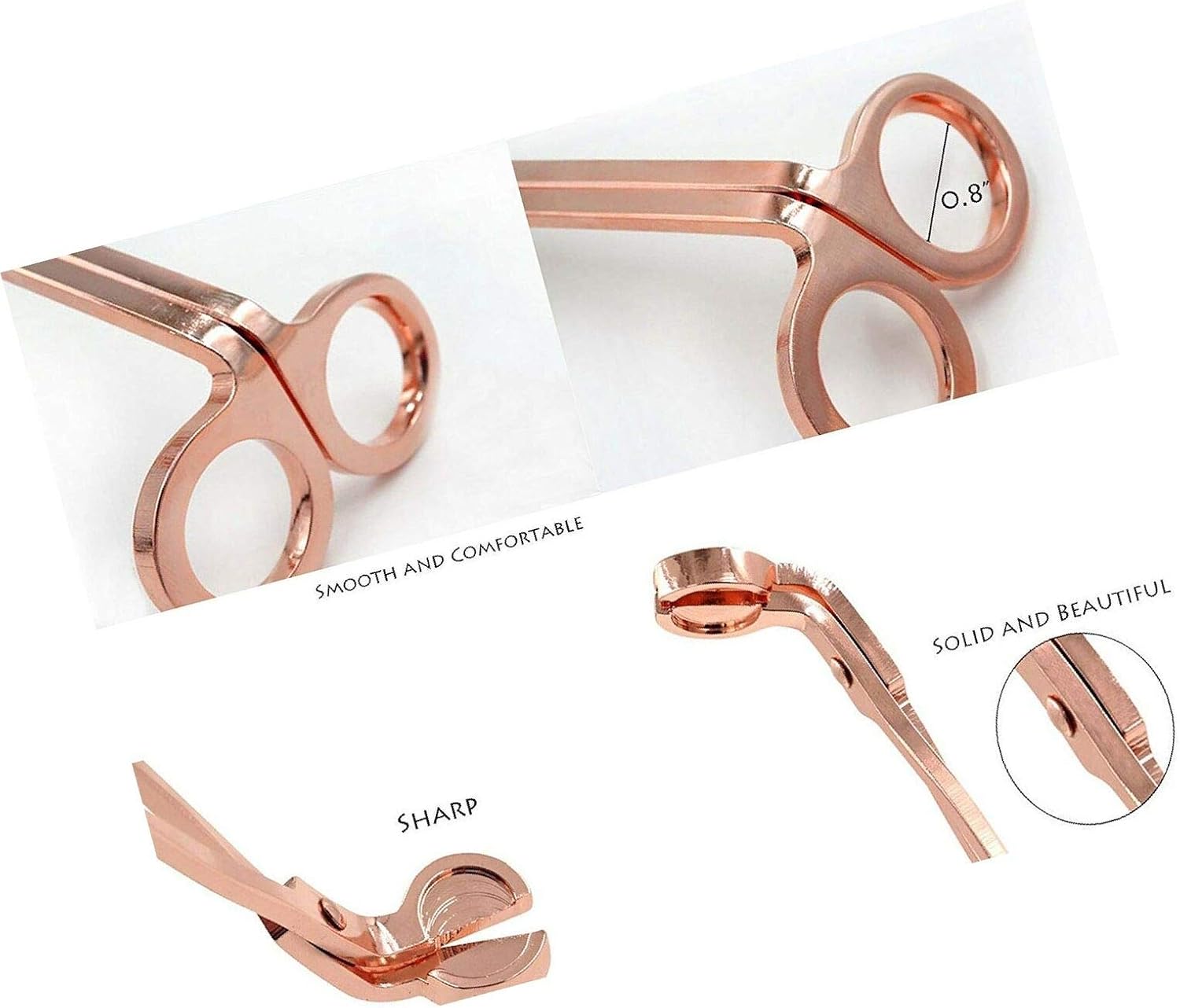 Candle Wick Trimmer - Rose Gold