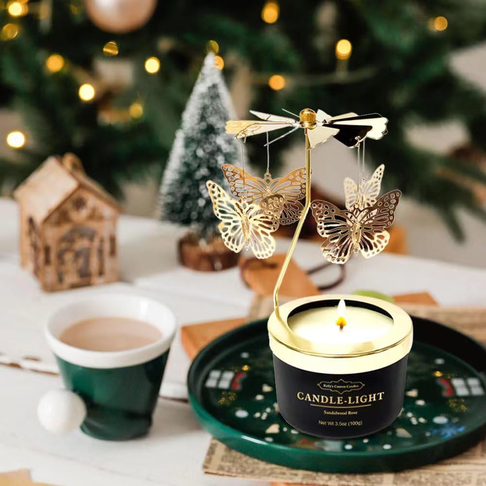 Elegant Butterfly Candle Gift for Women