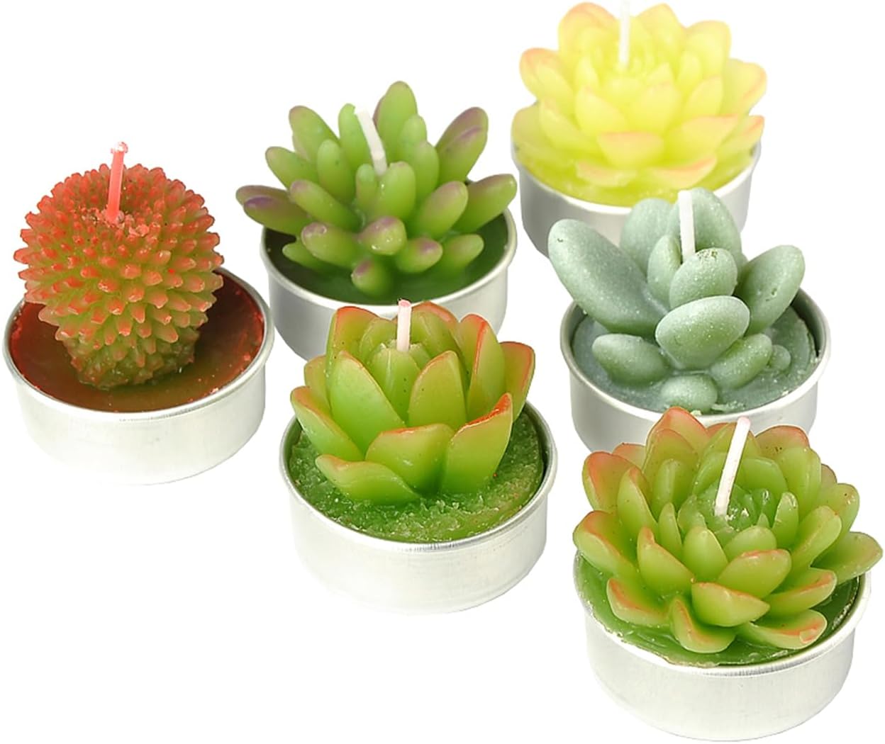 Delicate Cactus Tealight Candles
