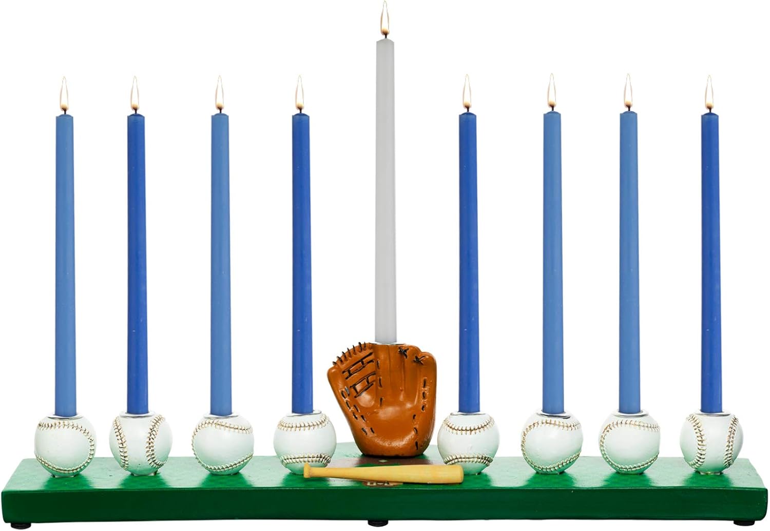 Rite Lite Hanukkah Baseball Menorah for Boys - Chanukah Gift