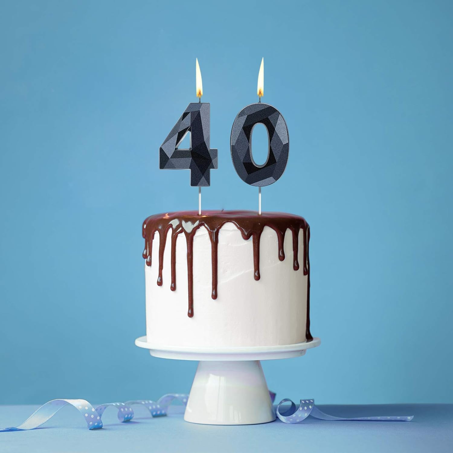 Happy 40th Birthday Candle