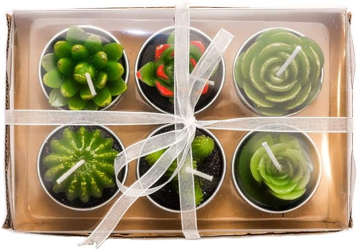Fancy Cactus Mounted Tealights