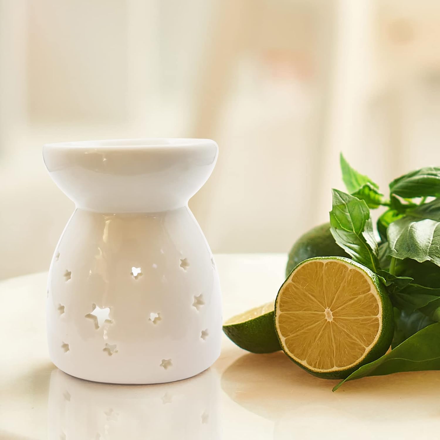 Elegant Oil Burner for Scented Oil and Tealight Candles