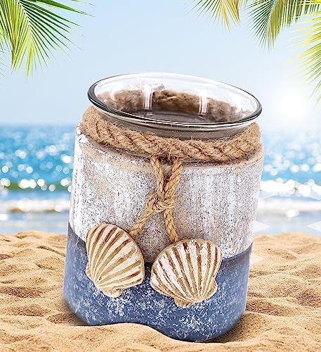 CoTa Global Silver Sea Starfish Seashell Candle Holders