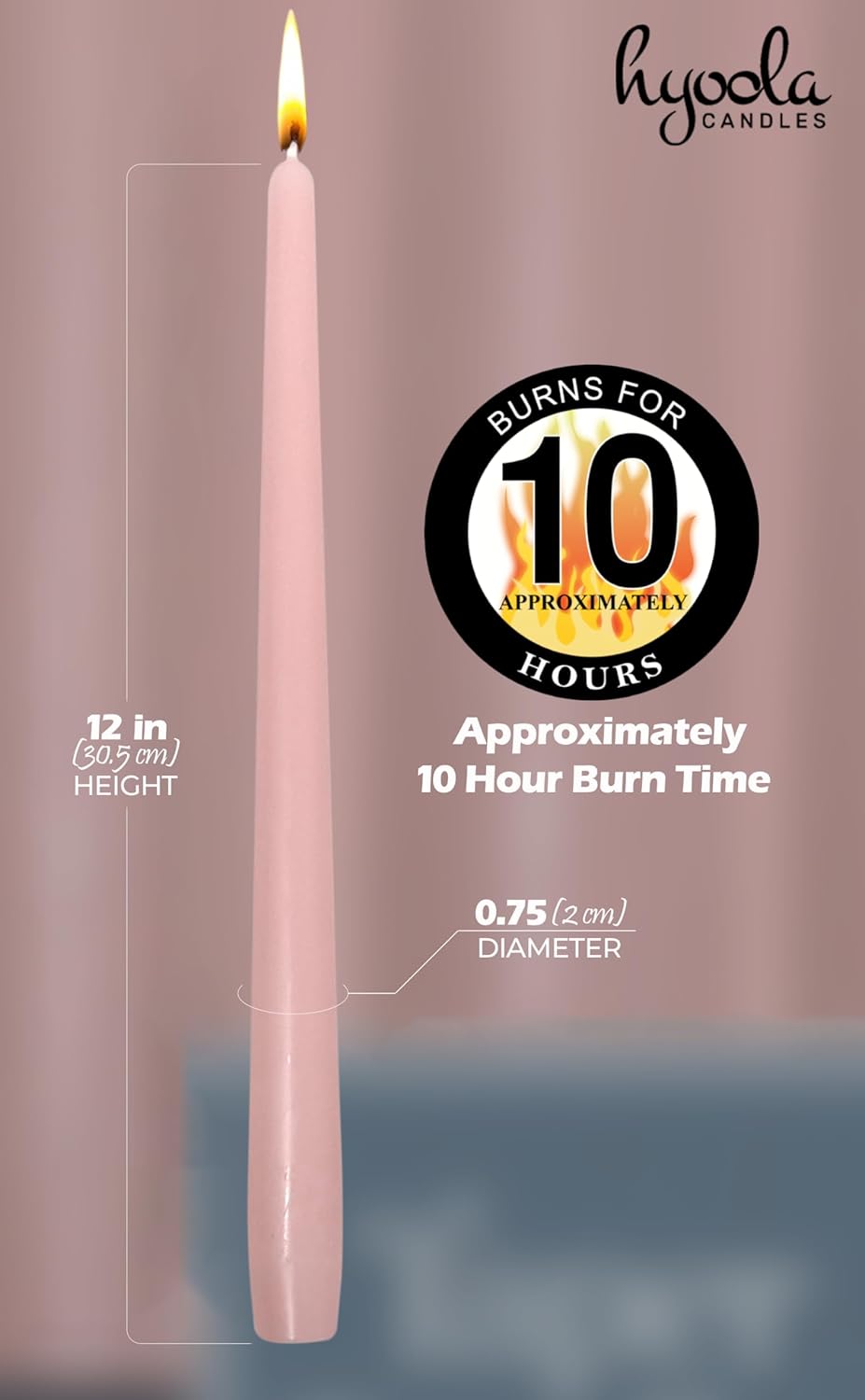 NEW HYOOLLA TALL TAPER CANDLES