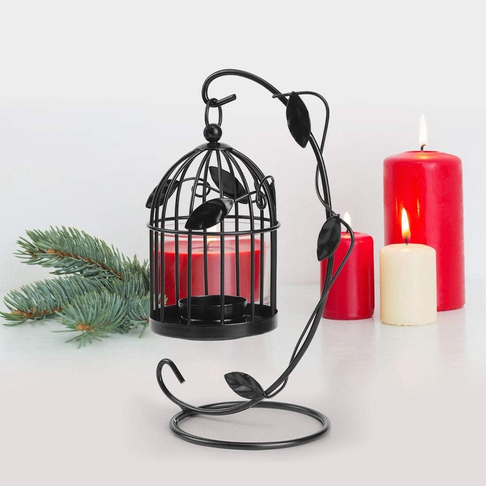 Unique Iron Leaf Candle Holder for Home Decor Lighting