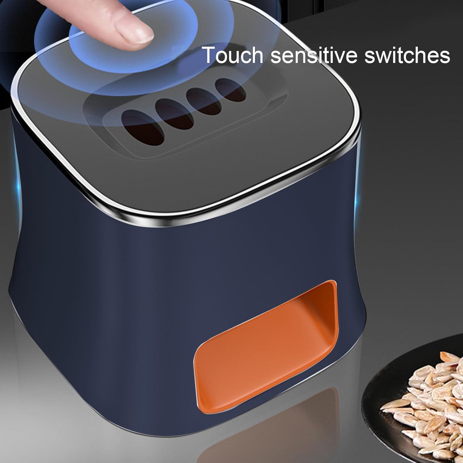 Electric Melon Seed Peeler with USB Charging and Four Hole Design