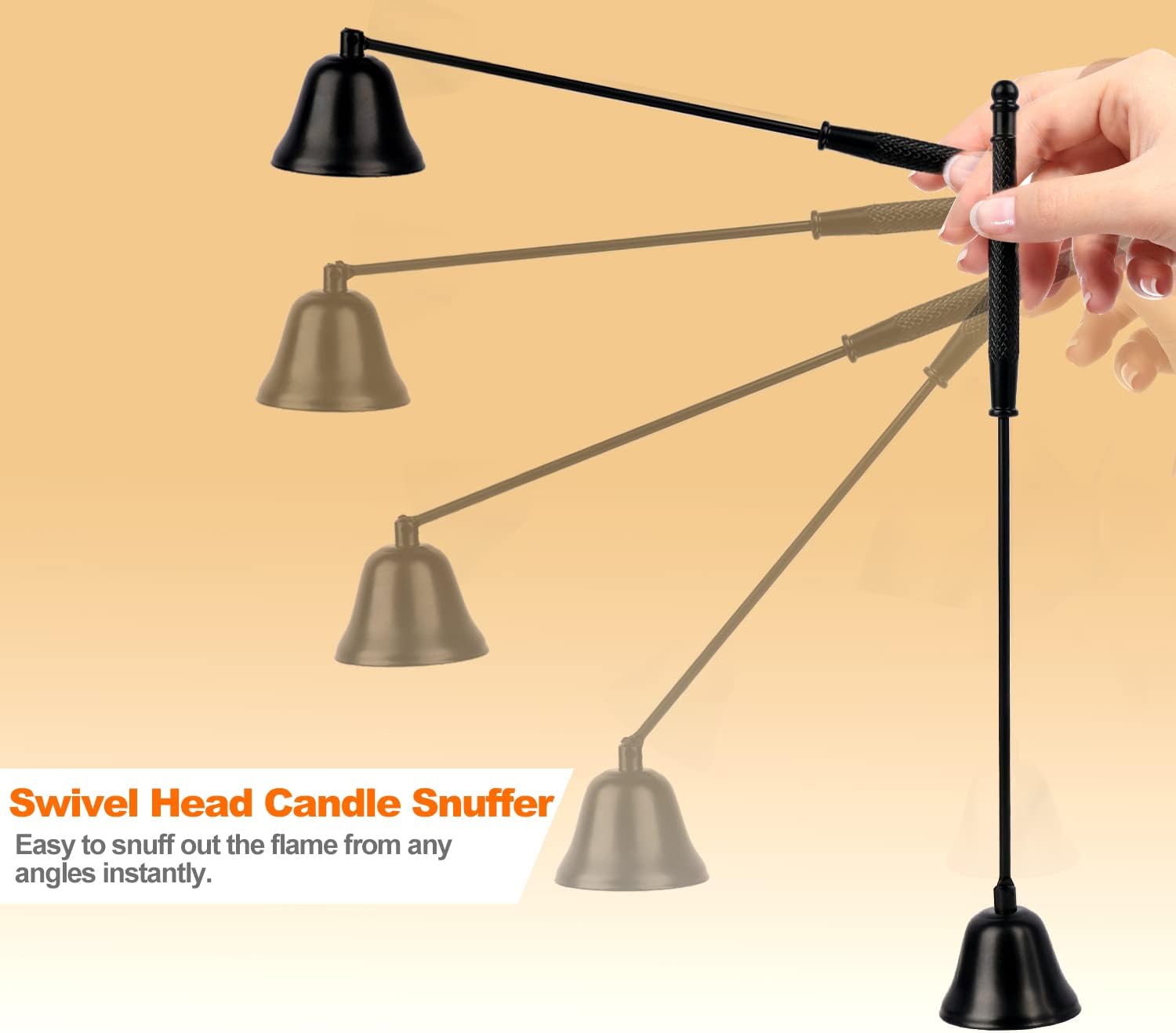 Elegant Long-Handle Candle Snuffer