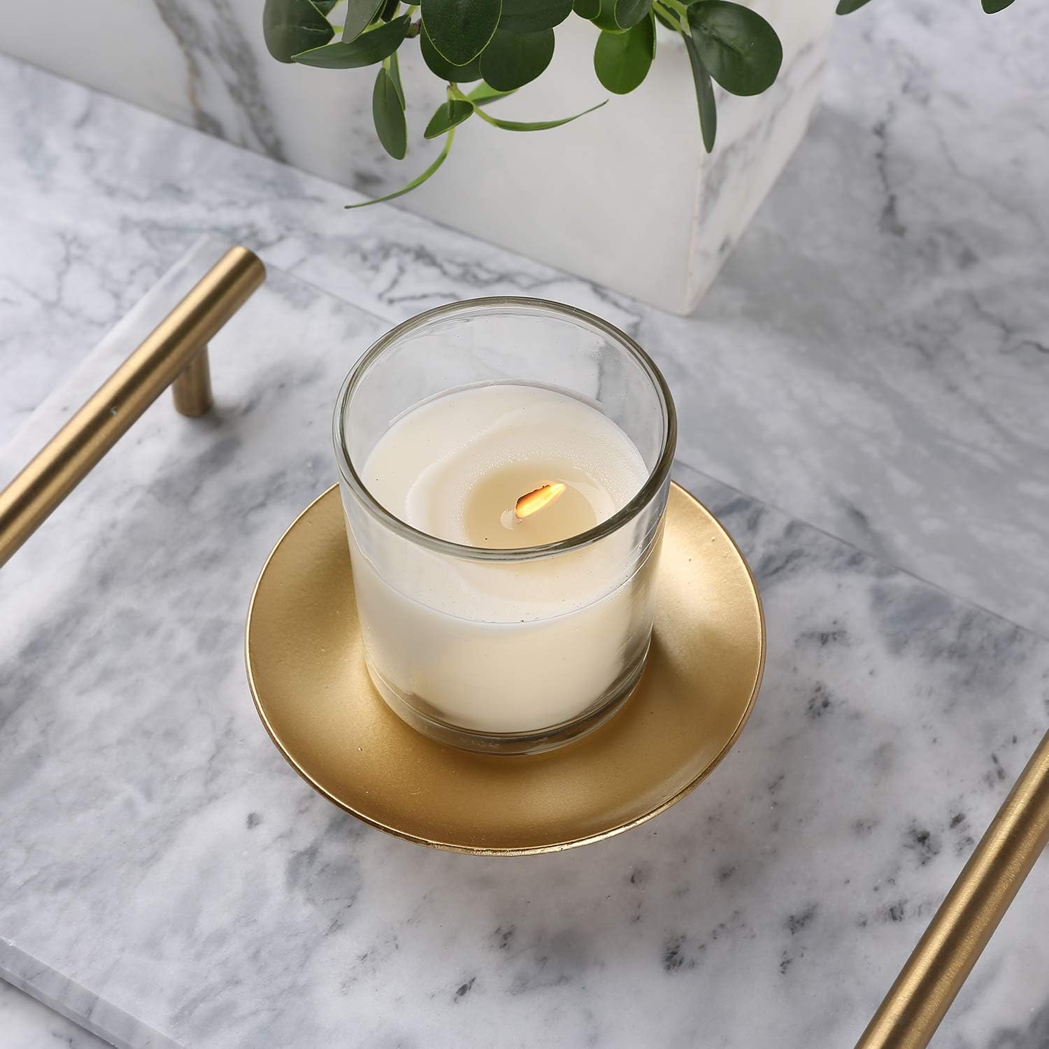Sturdy Elegant Iron Candle Holder Set
