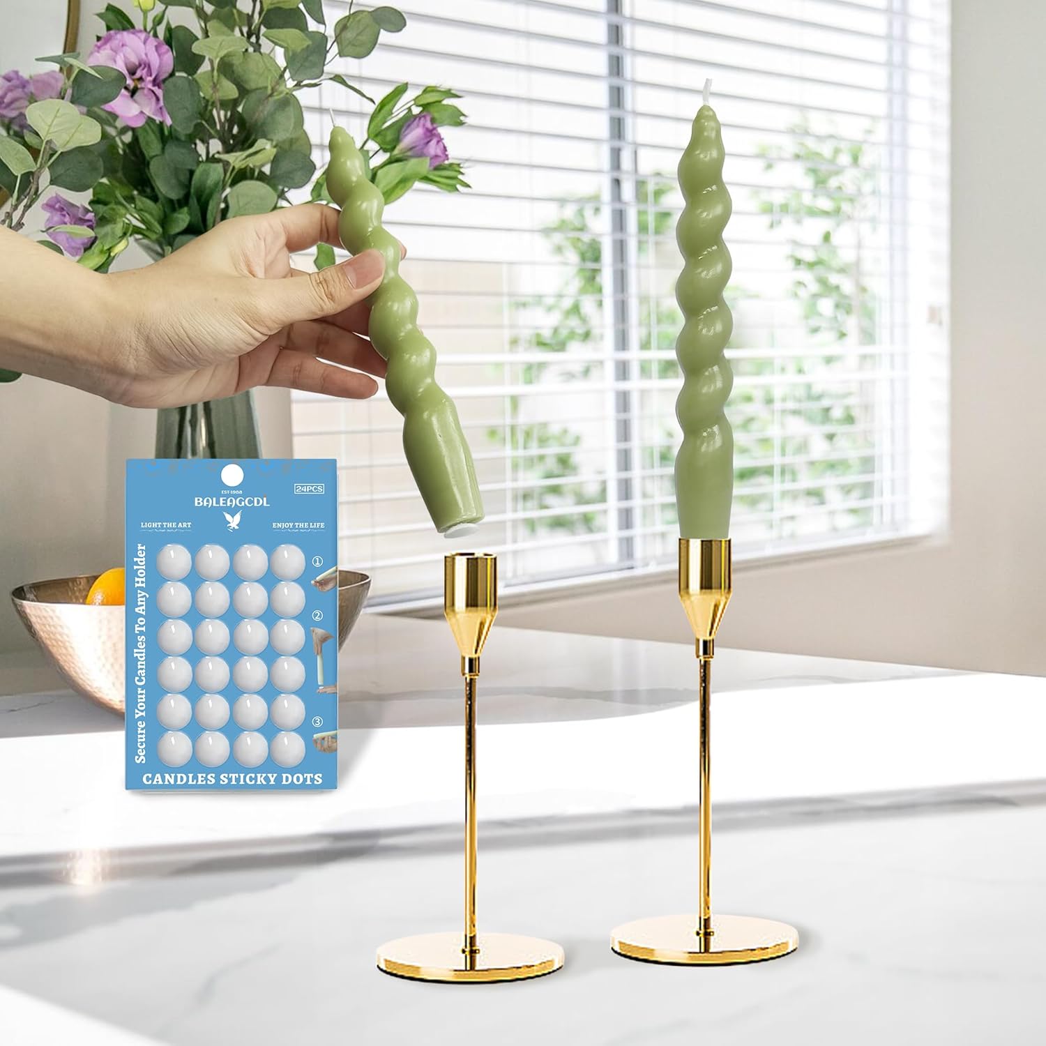 Secure Candle Placement