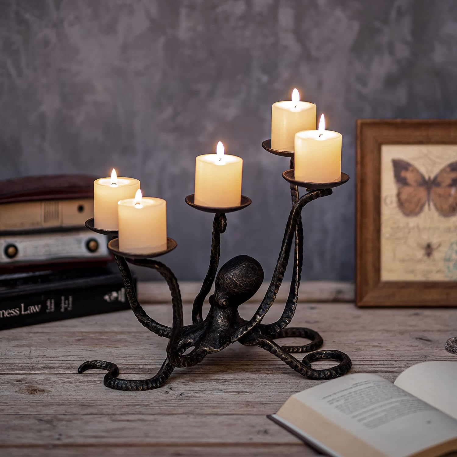 Sziqiqi Gothic Octopus Candle Holder