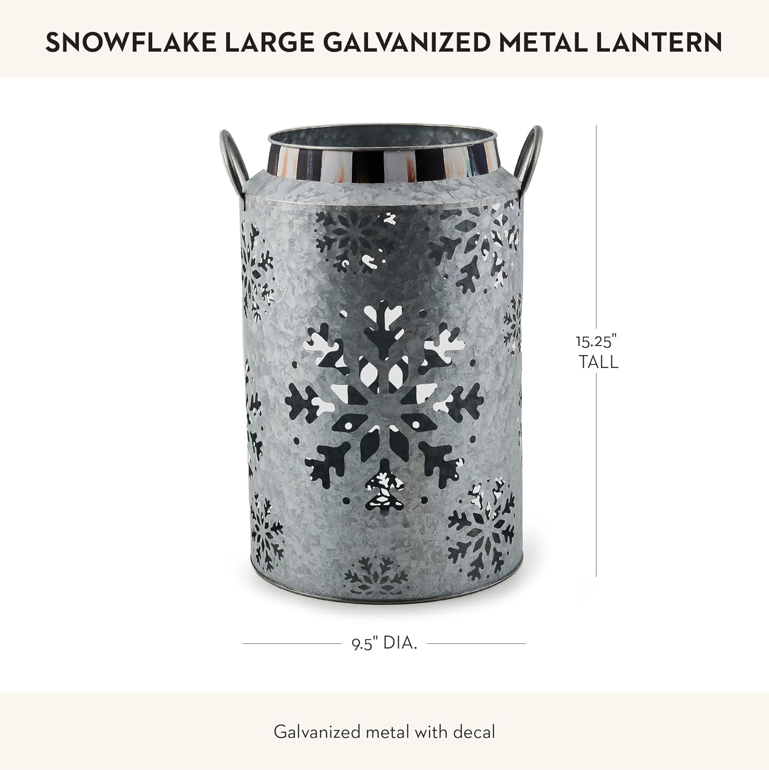 Snowflake Candle Lantern
