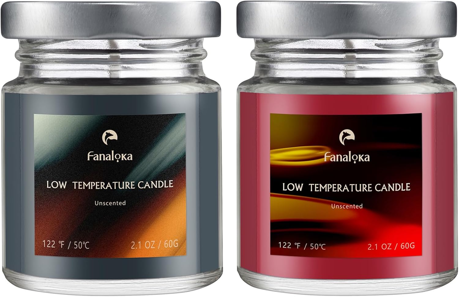 Body-Safe Wax Play Candles Black Red 2 pack