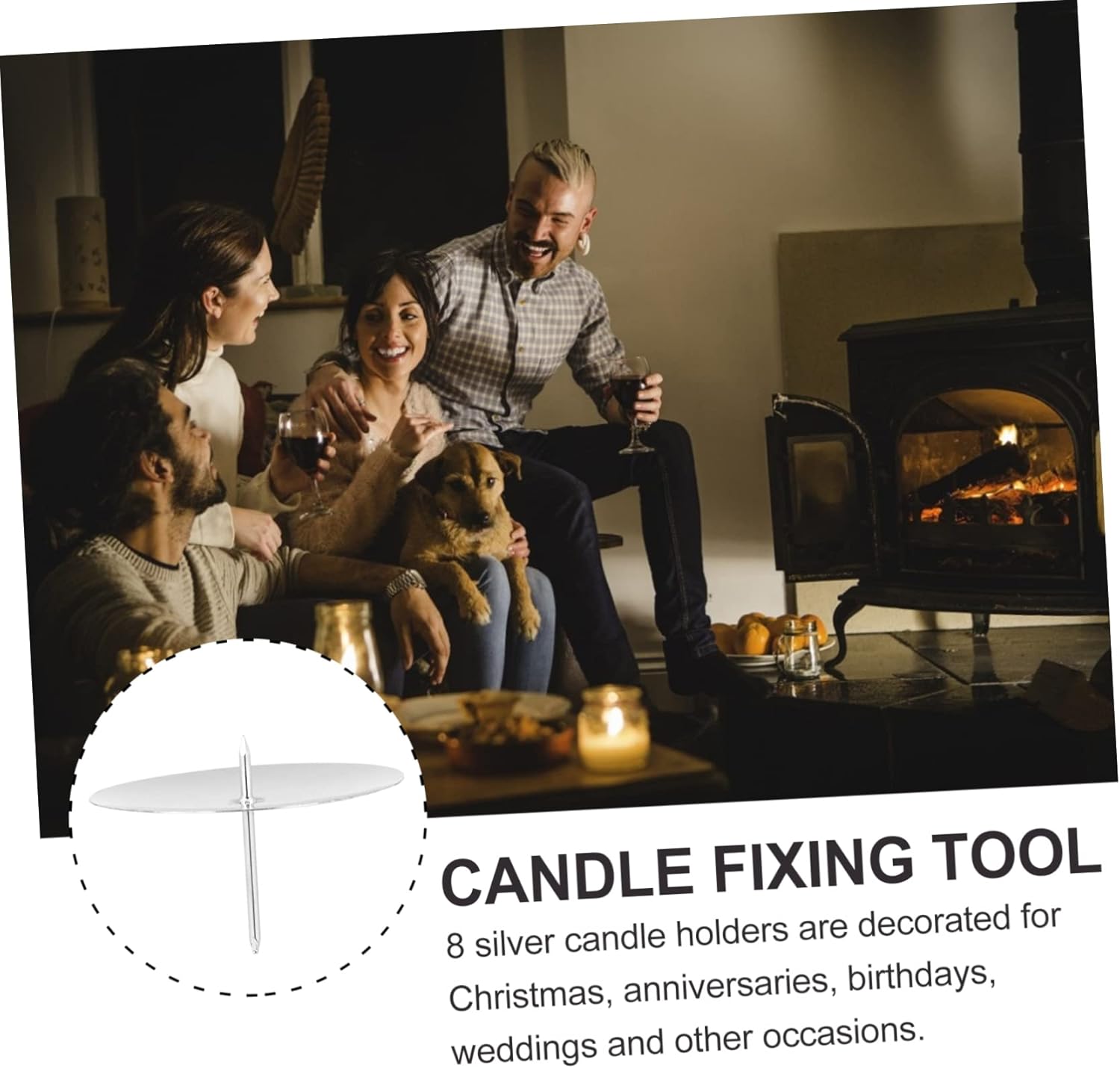 Wreath Candle Holder Set