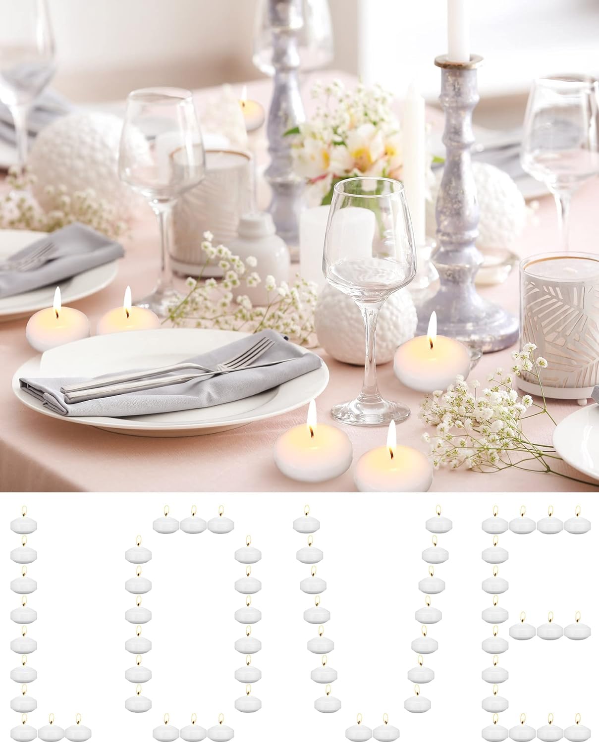 Perfect Unscented Floating Candles
