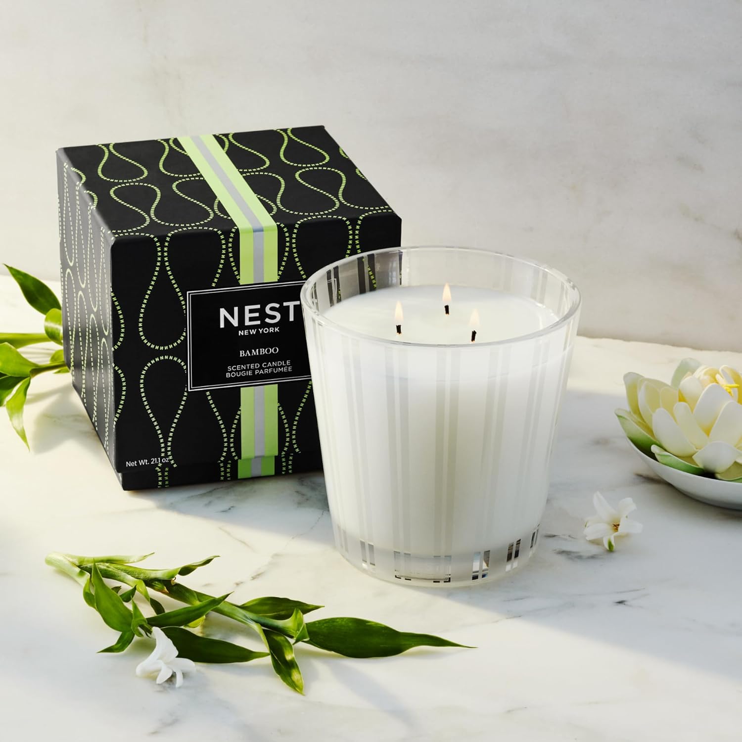 NEST New York Candle Set - Bamboo Grapefruit