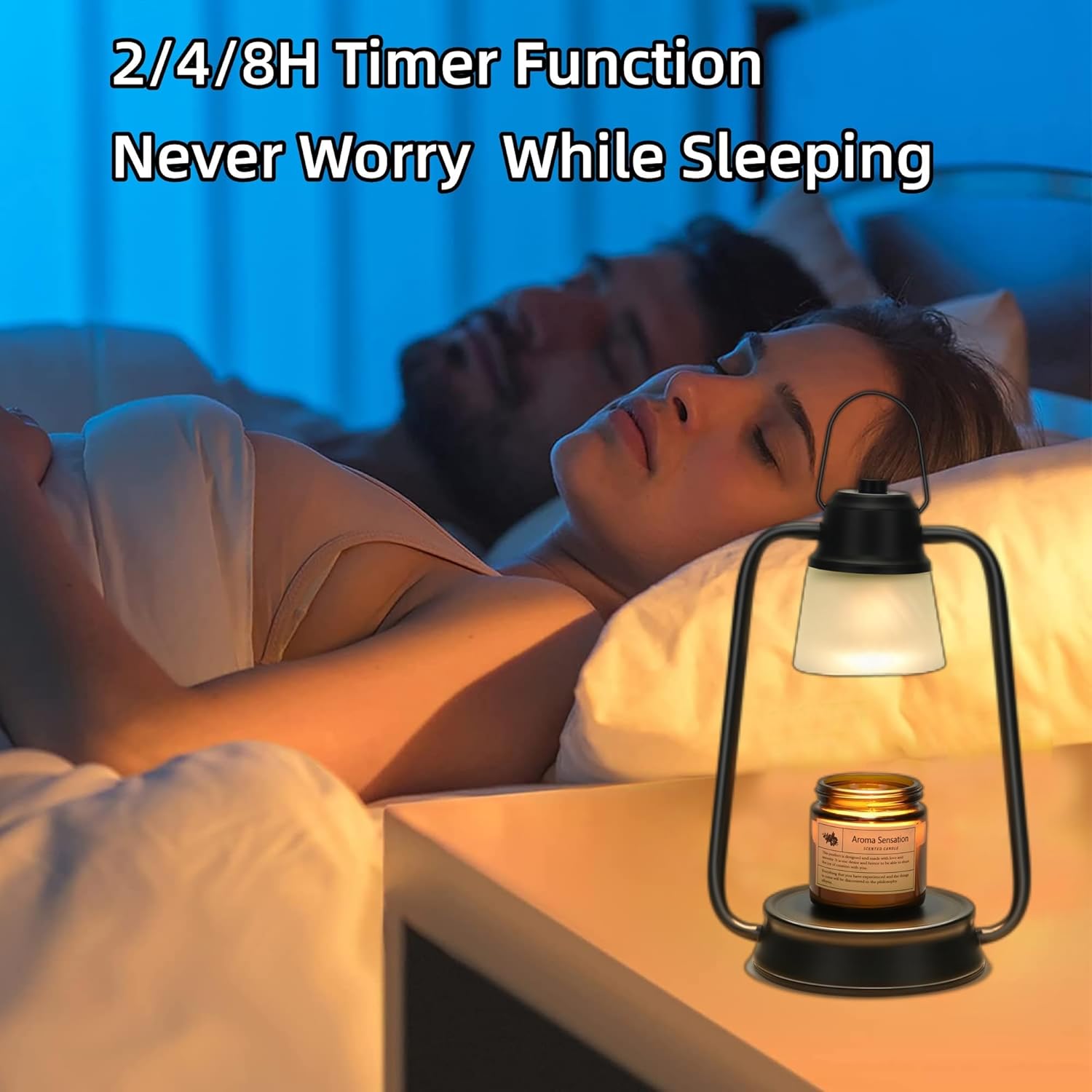 Safe Eco-Friendly Candle Warmer Lamp with Timer