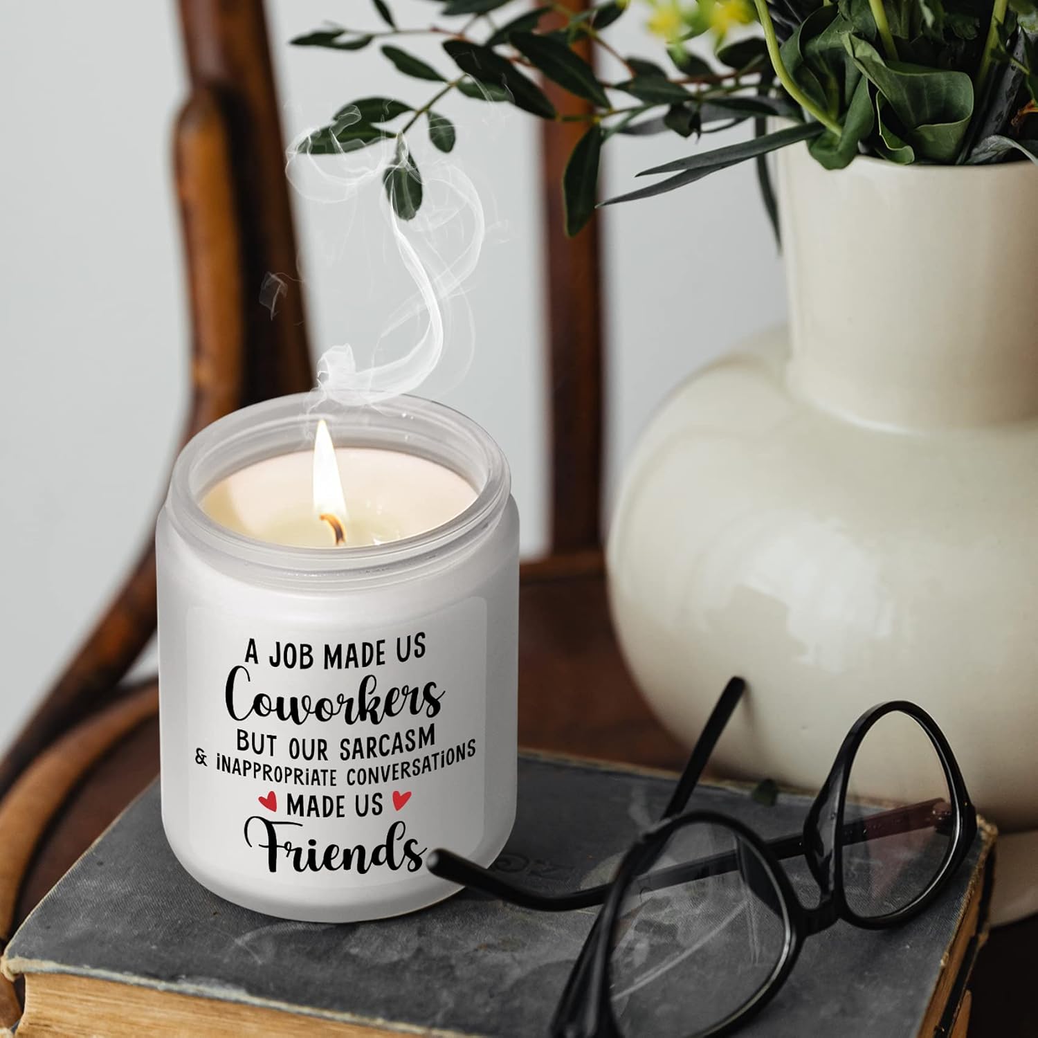 Lavender Candle Gift for Colleagues Birthdays Graduations
