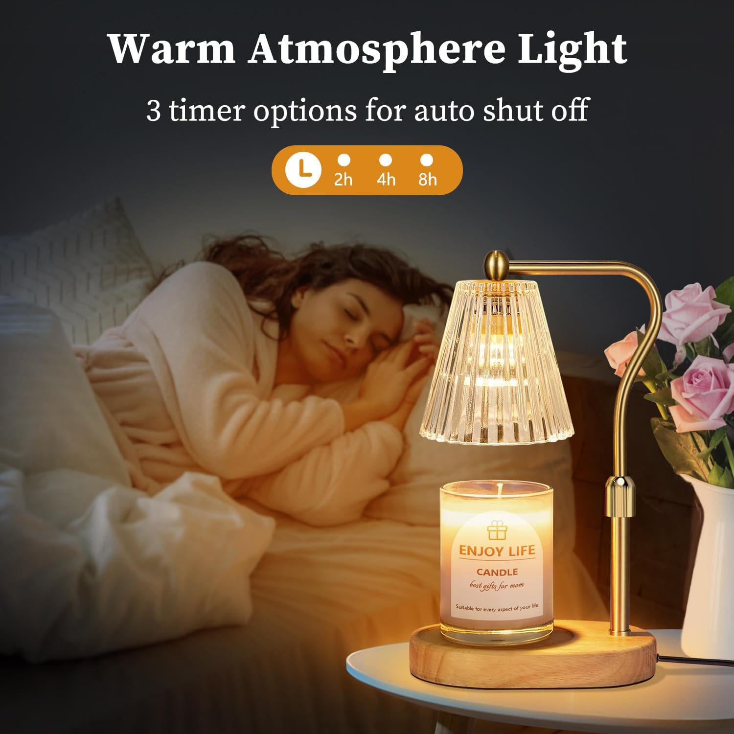 Adjustable Candle Warmer Lamp for Scented Jars