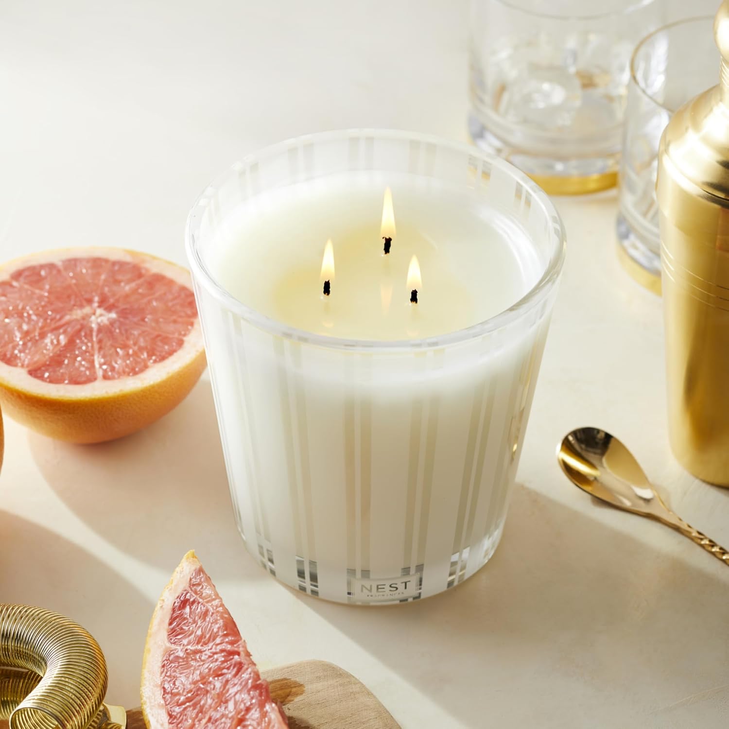 NEST New York Candle Set - Bamboo Grapefruit