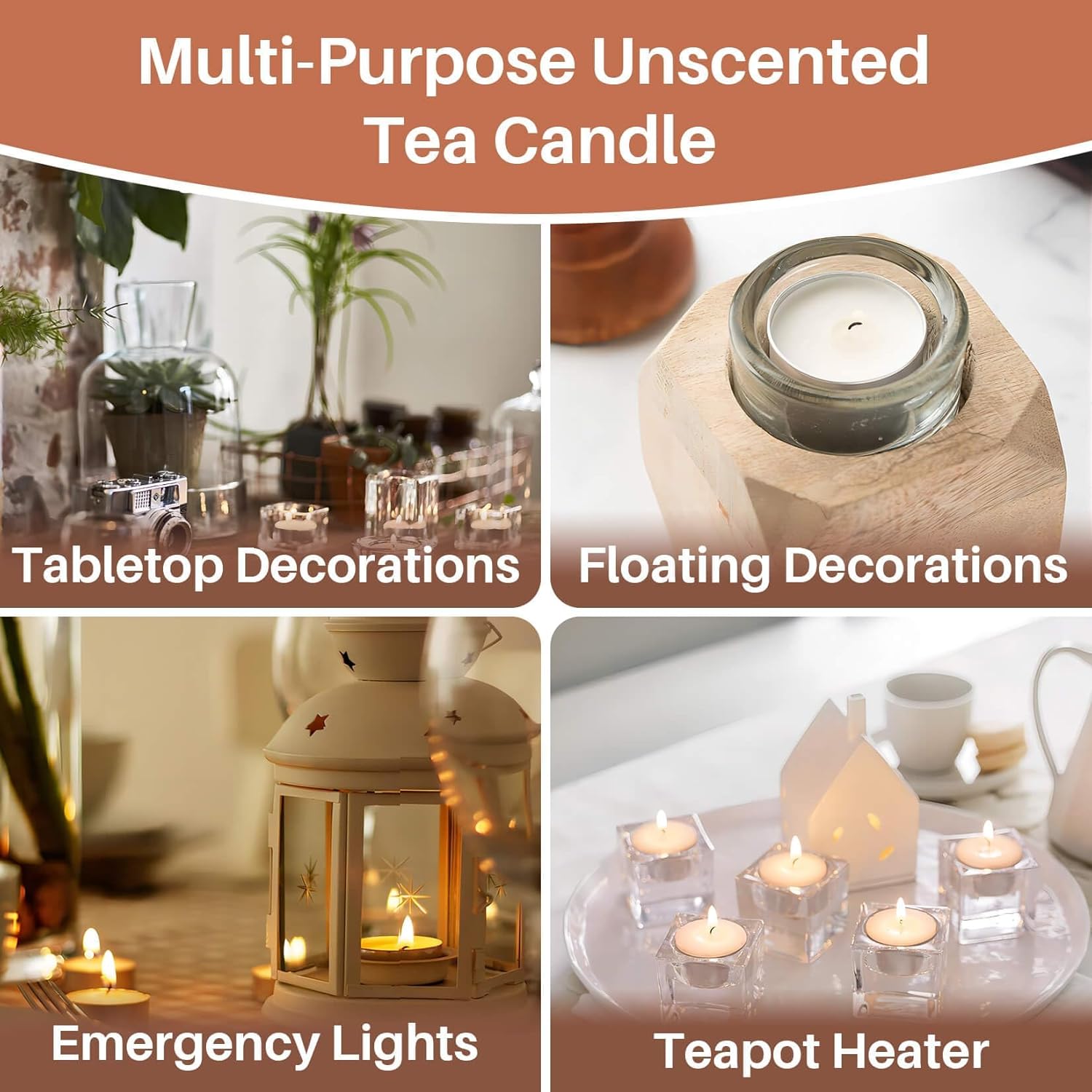 Small Stylish Tea Lights for Home and More