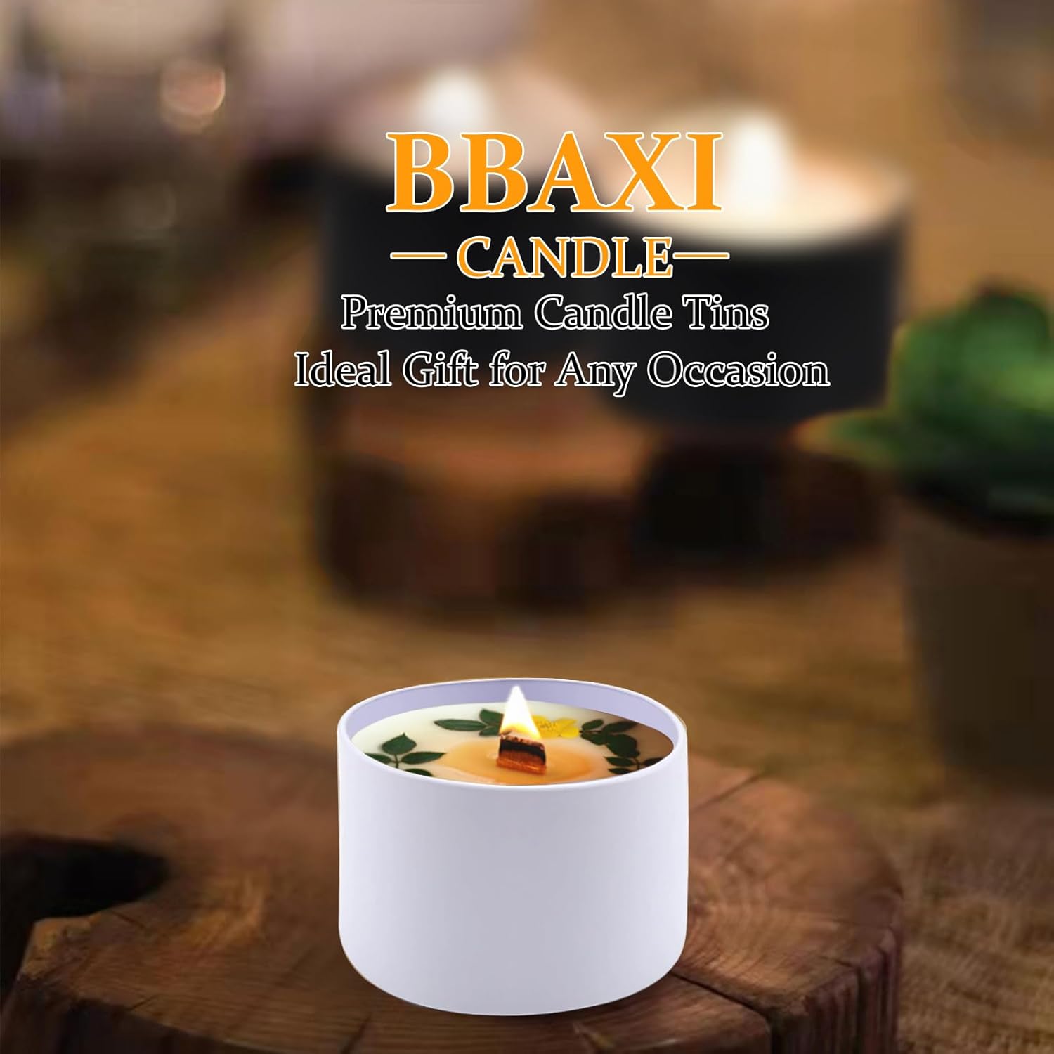 Large Capacity Candle Tins for DIY