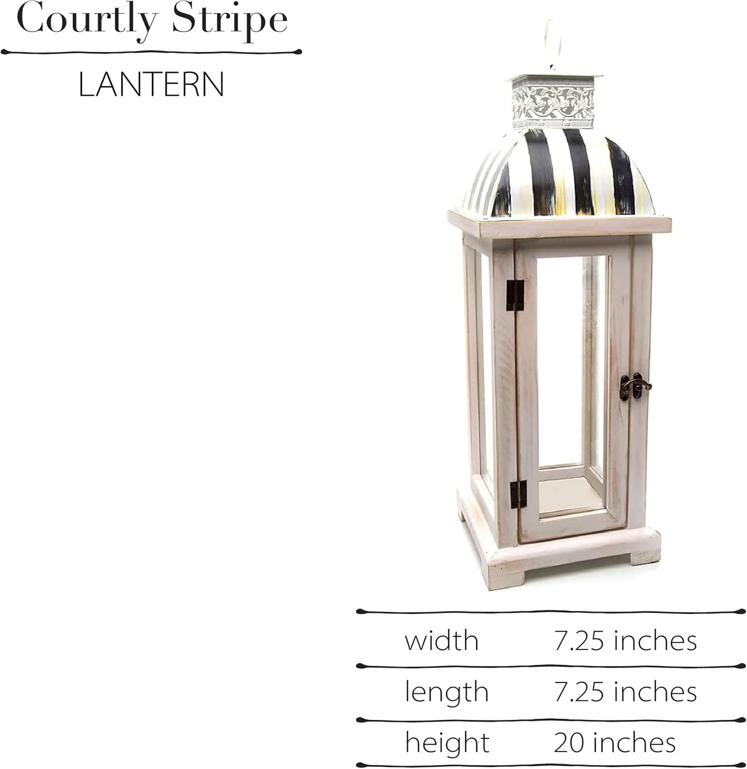 Hand-Crafted Flameless Candle Lantern by Mackenzie-Childs