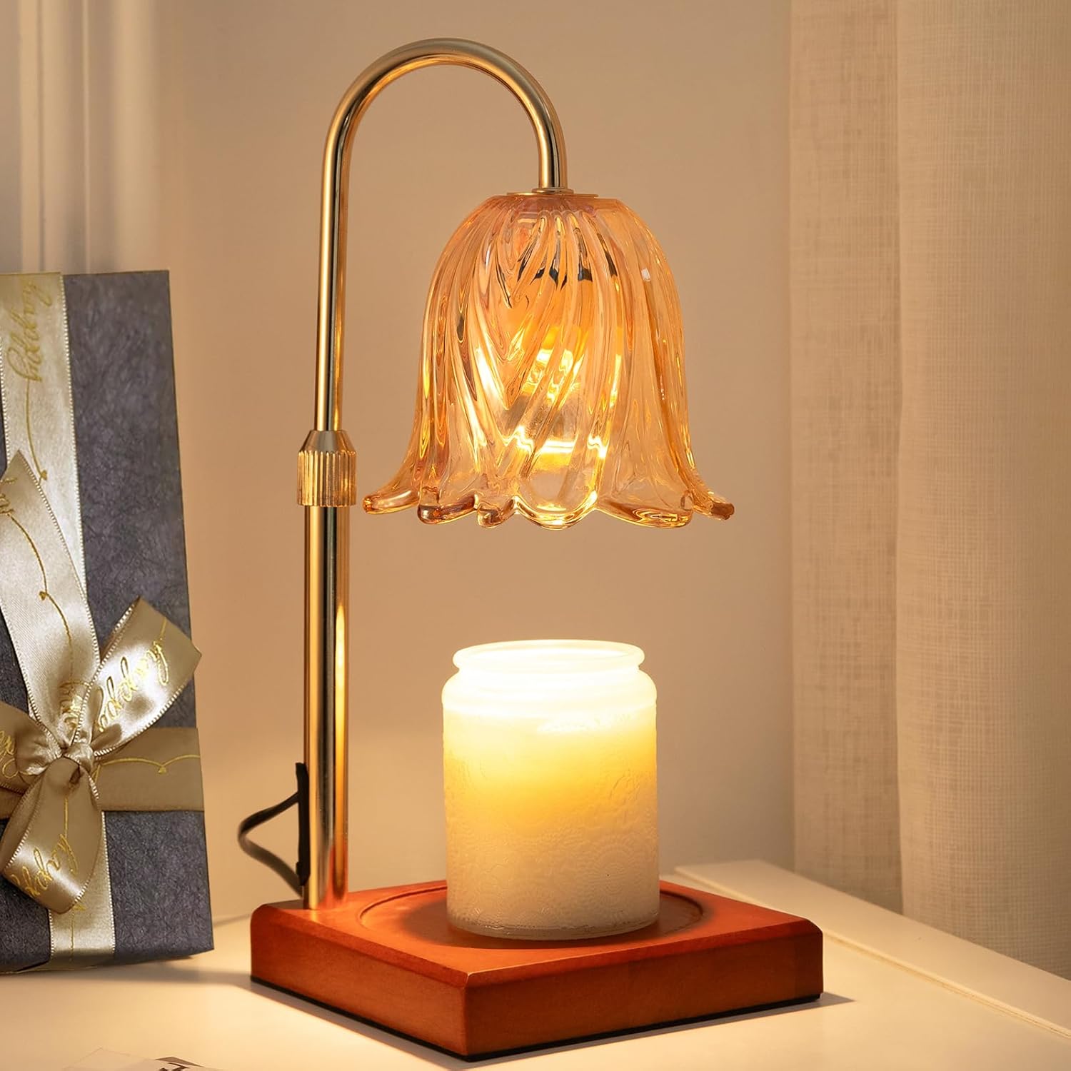 Candle Warmer Lamp with Timer Dimmable Candle Lamp Mothers Day Gift