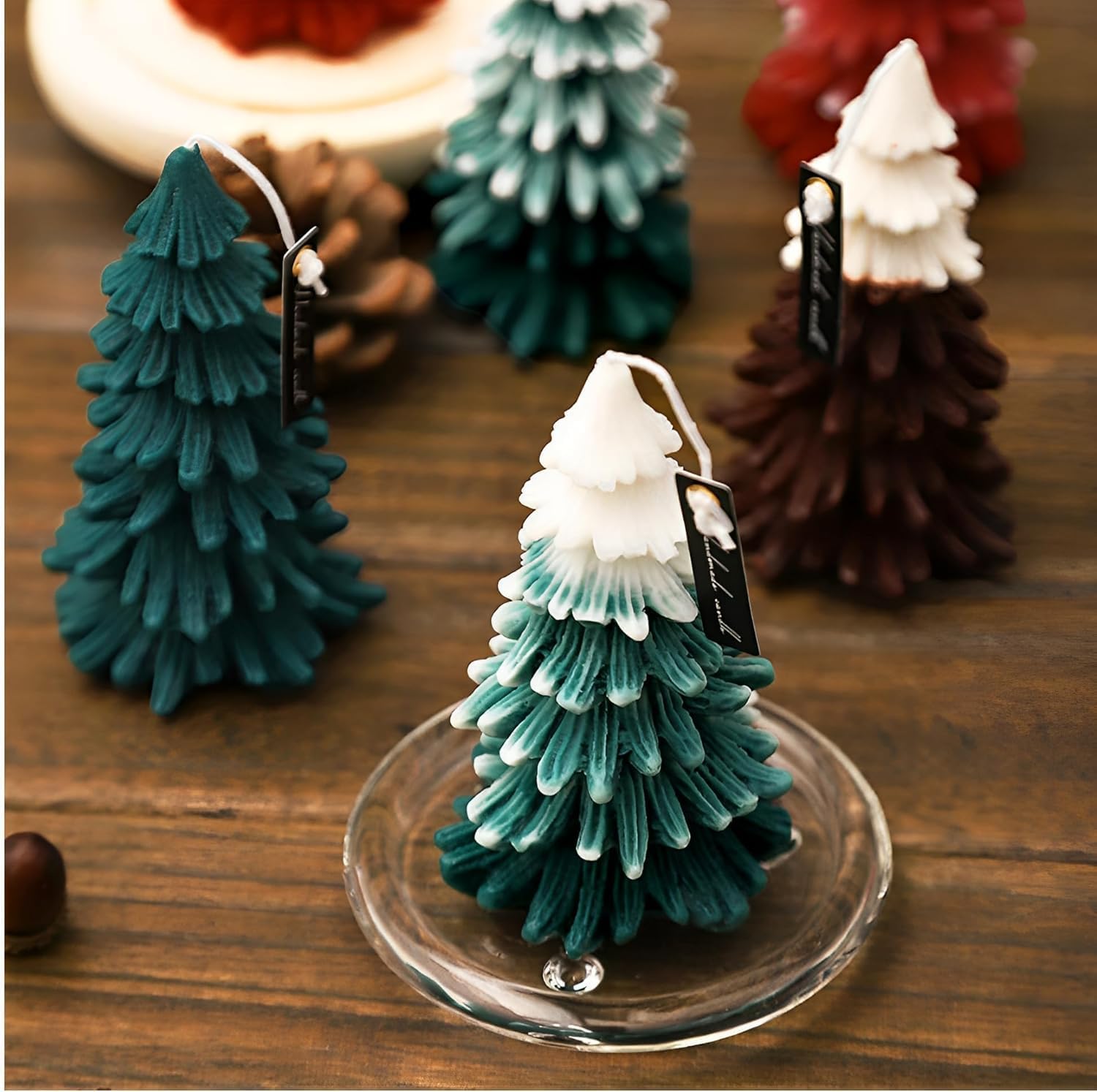 Eco-Friendly Christmas Tree Candle