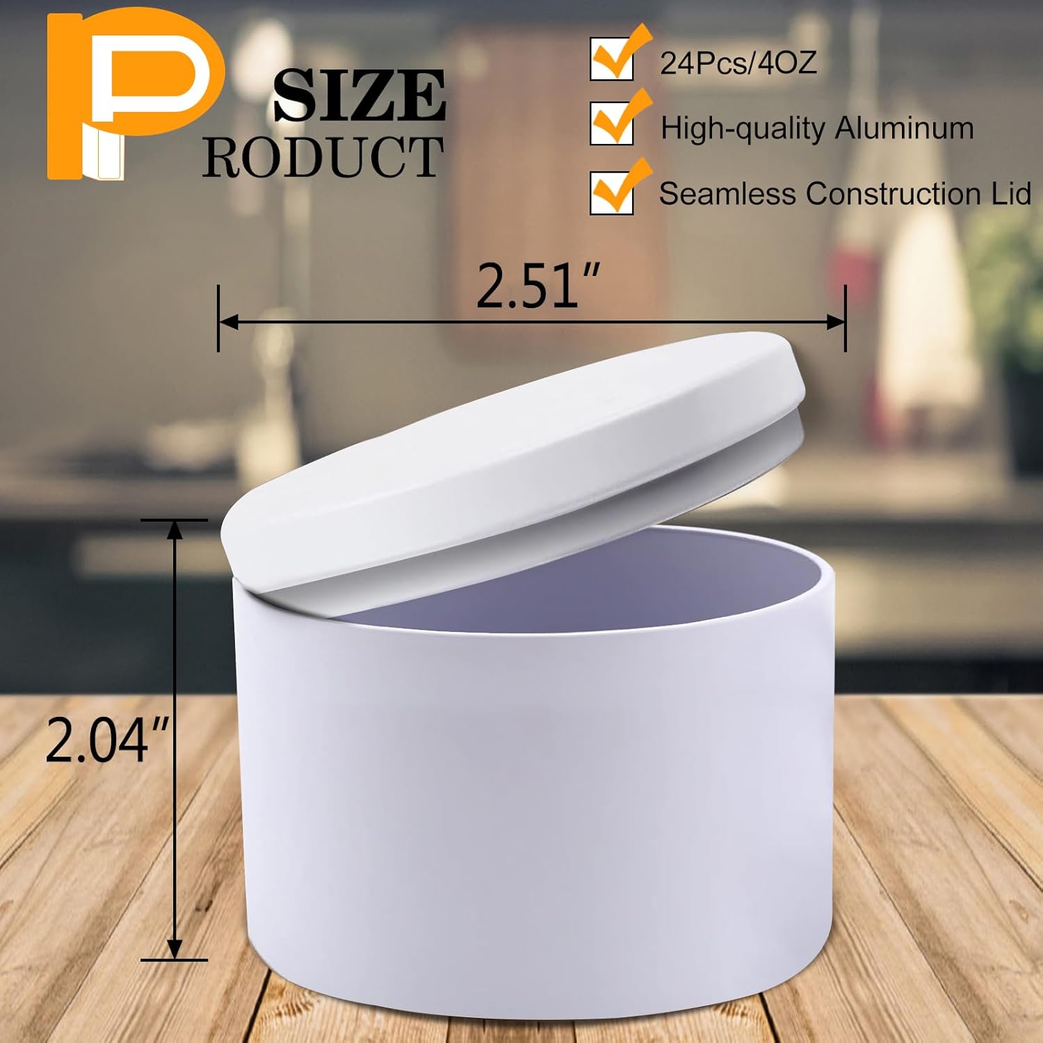 Large Capacity Candle Tins for DIY
