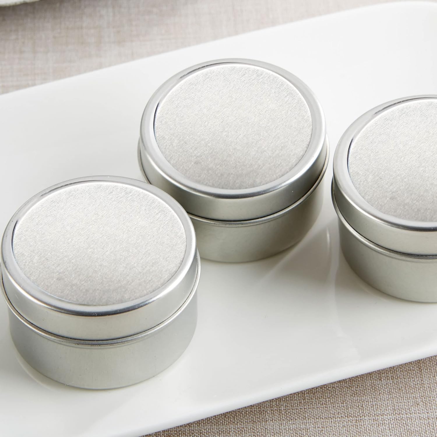 Kate Aspen Vanille Candle Tins for Weddings