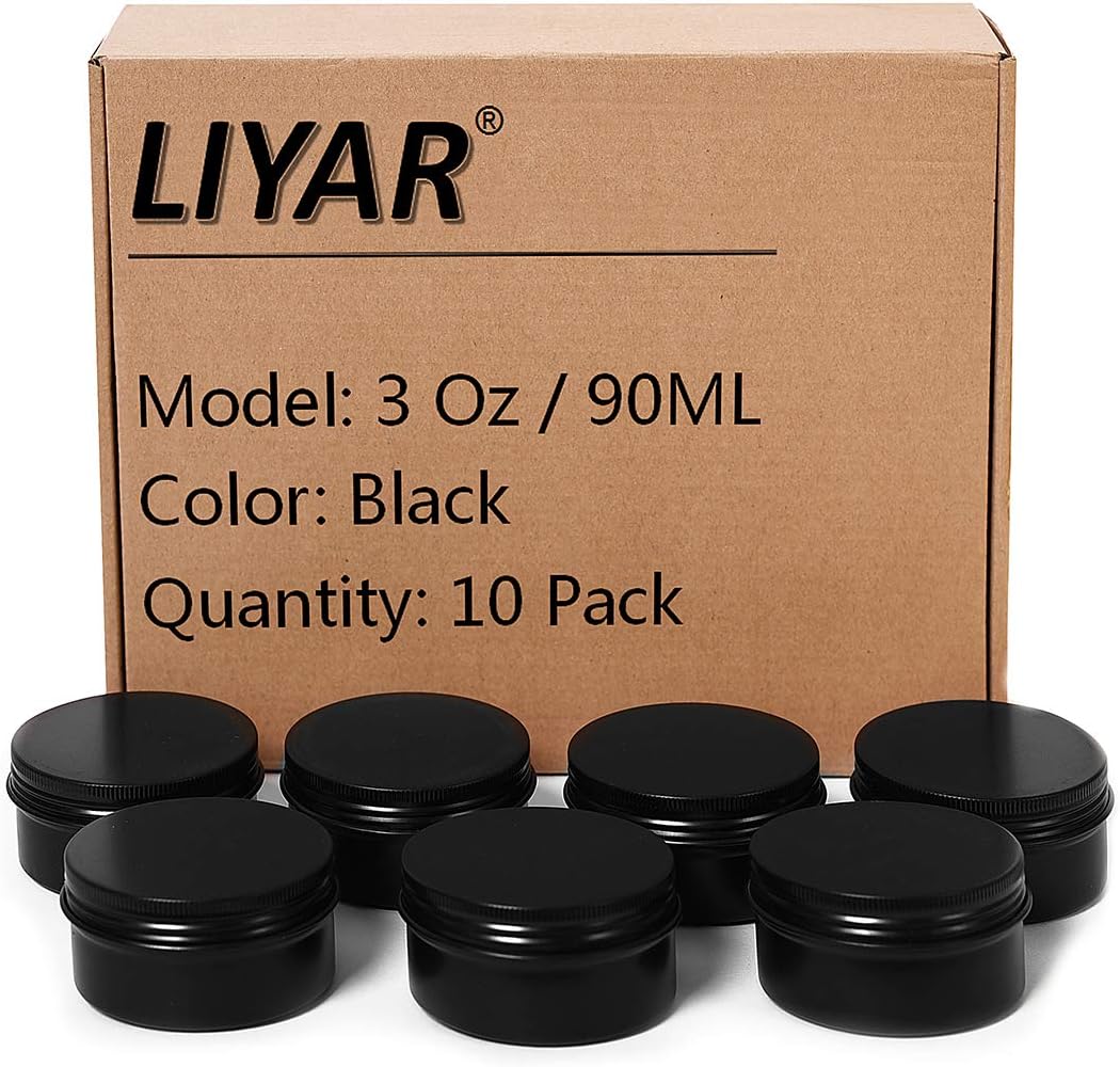 10-Pack 3oz Aluminum Tins with lids - Multifunctional Travel Storage Solution