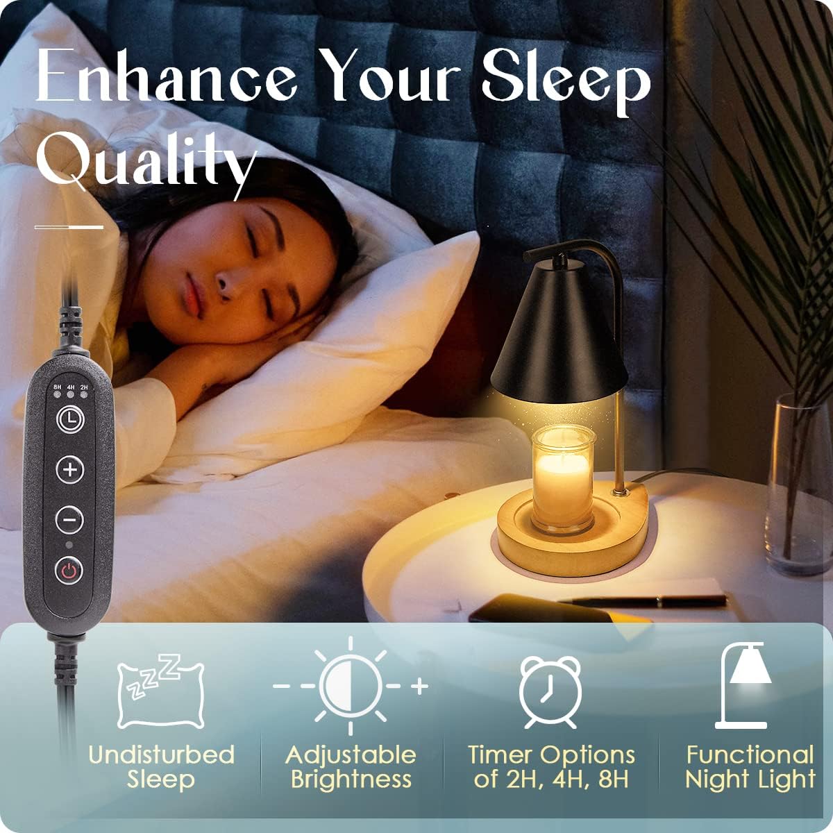 Safe Candle Healer with Timer Function