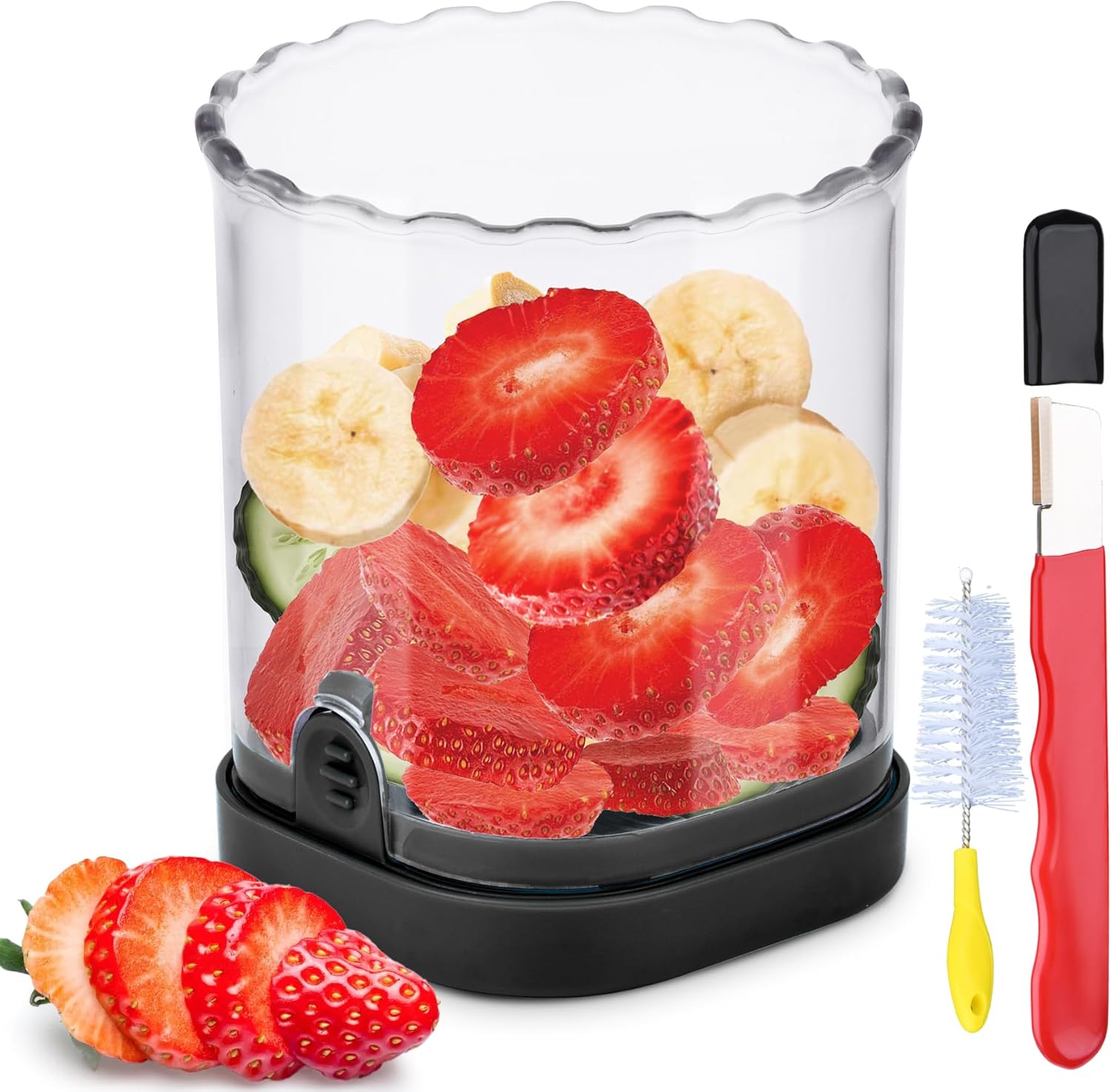 Berry Slicer Quick Efficient with 8 Blades for Fruits Vegetables