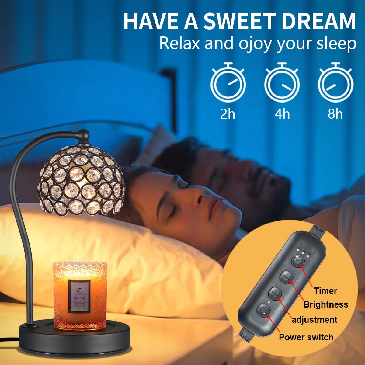 C O P I N P I N Dimmable Electric Candle Warmer Lamp