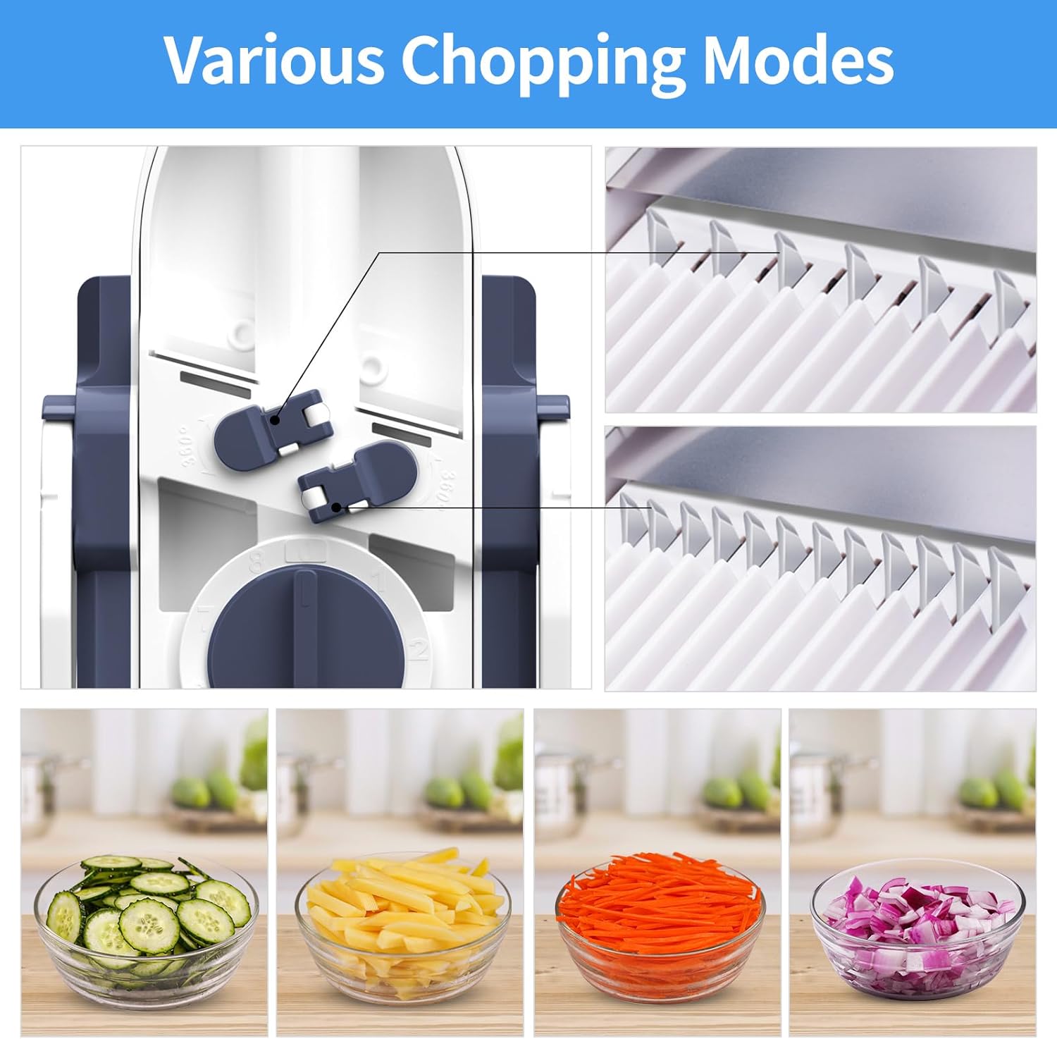 Safe Mandoline Slicer for Kitchen Use
