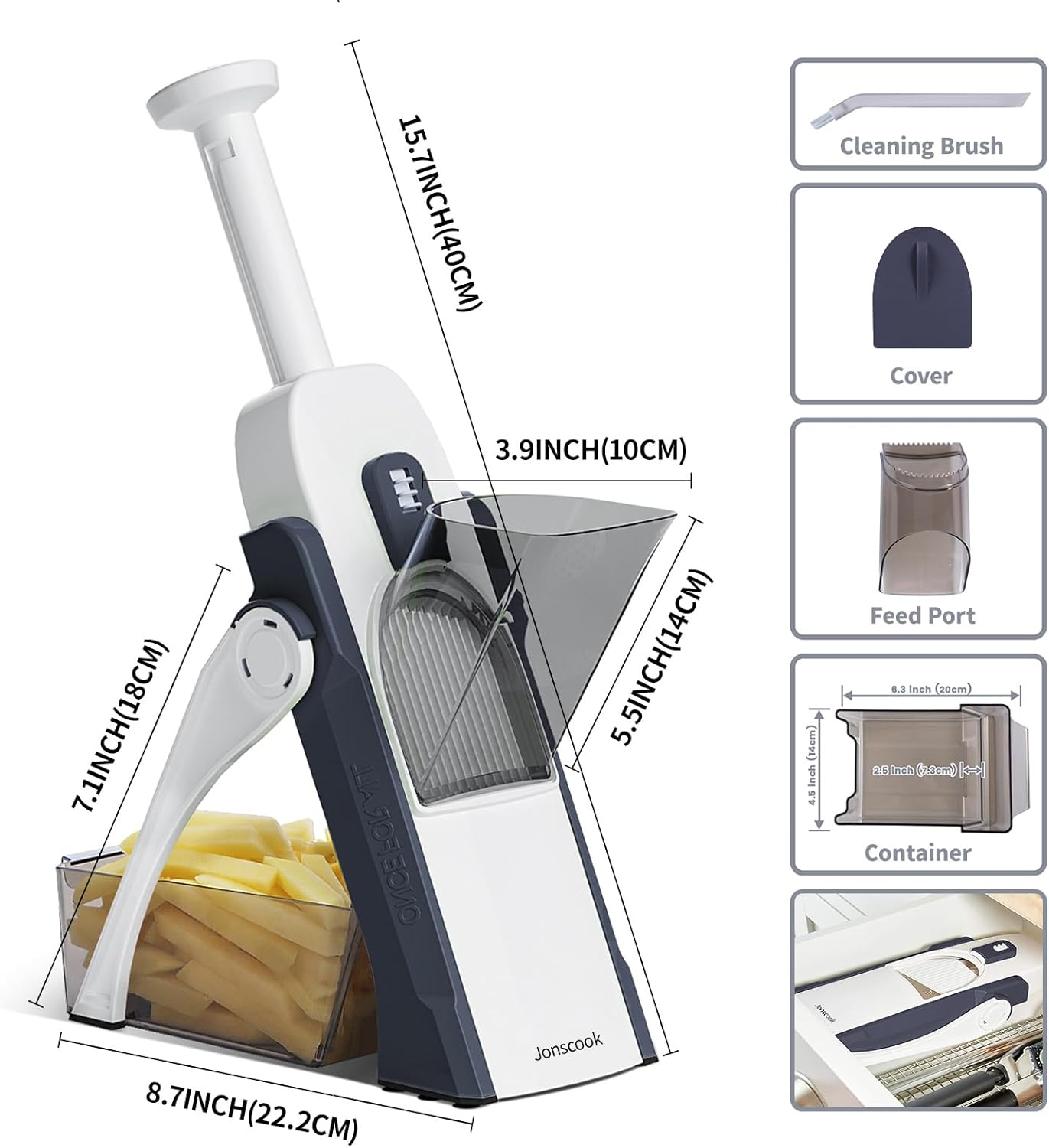 Safe Mandoline Slicer for Kitchen Use