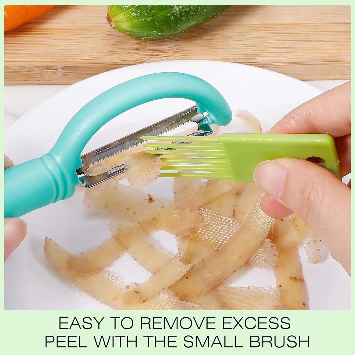 Senbowe 6PCS Stainless Steel Veggie Peeler Set 1