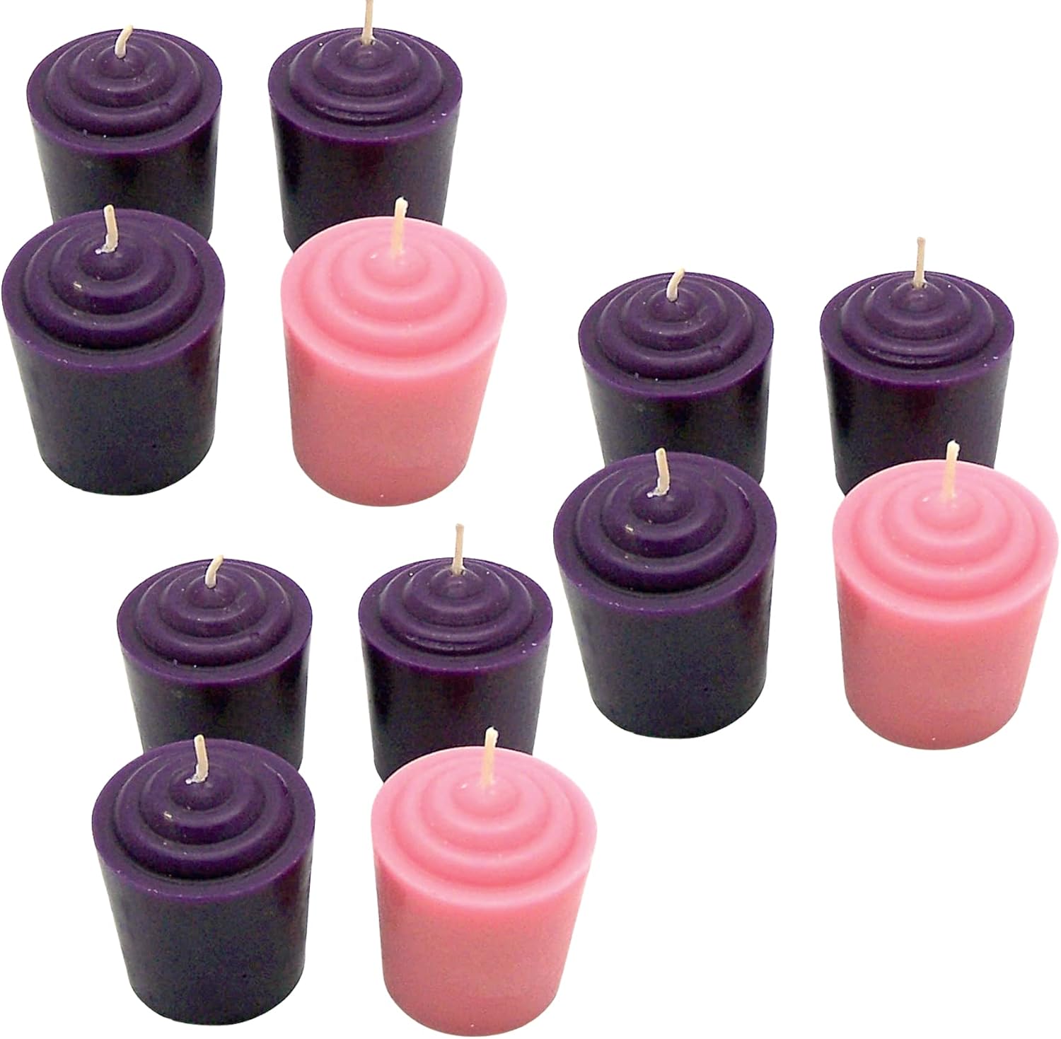 Beautiful Advent Wreath Votive Candle Set for Fall Christmas