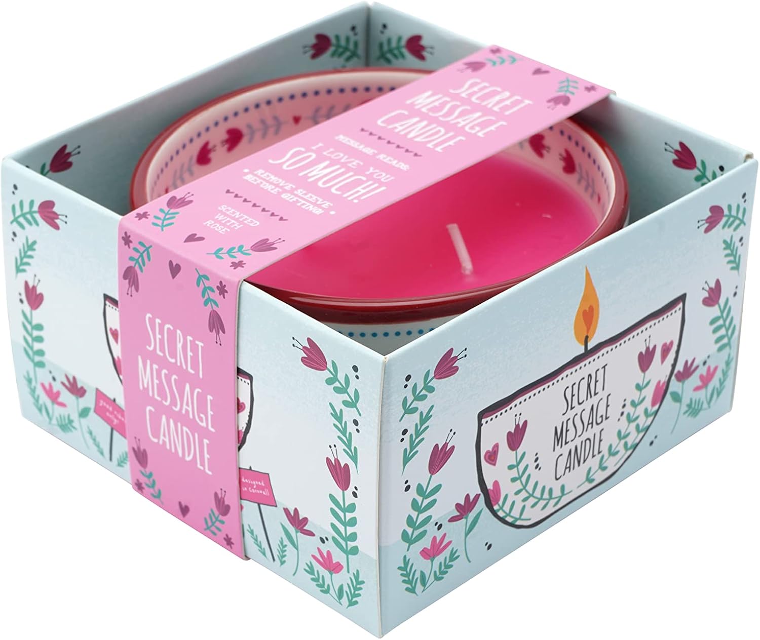 Love Candle Pink SymboliseI Love You