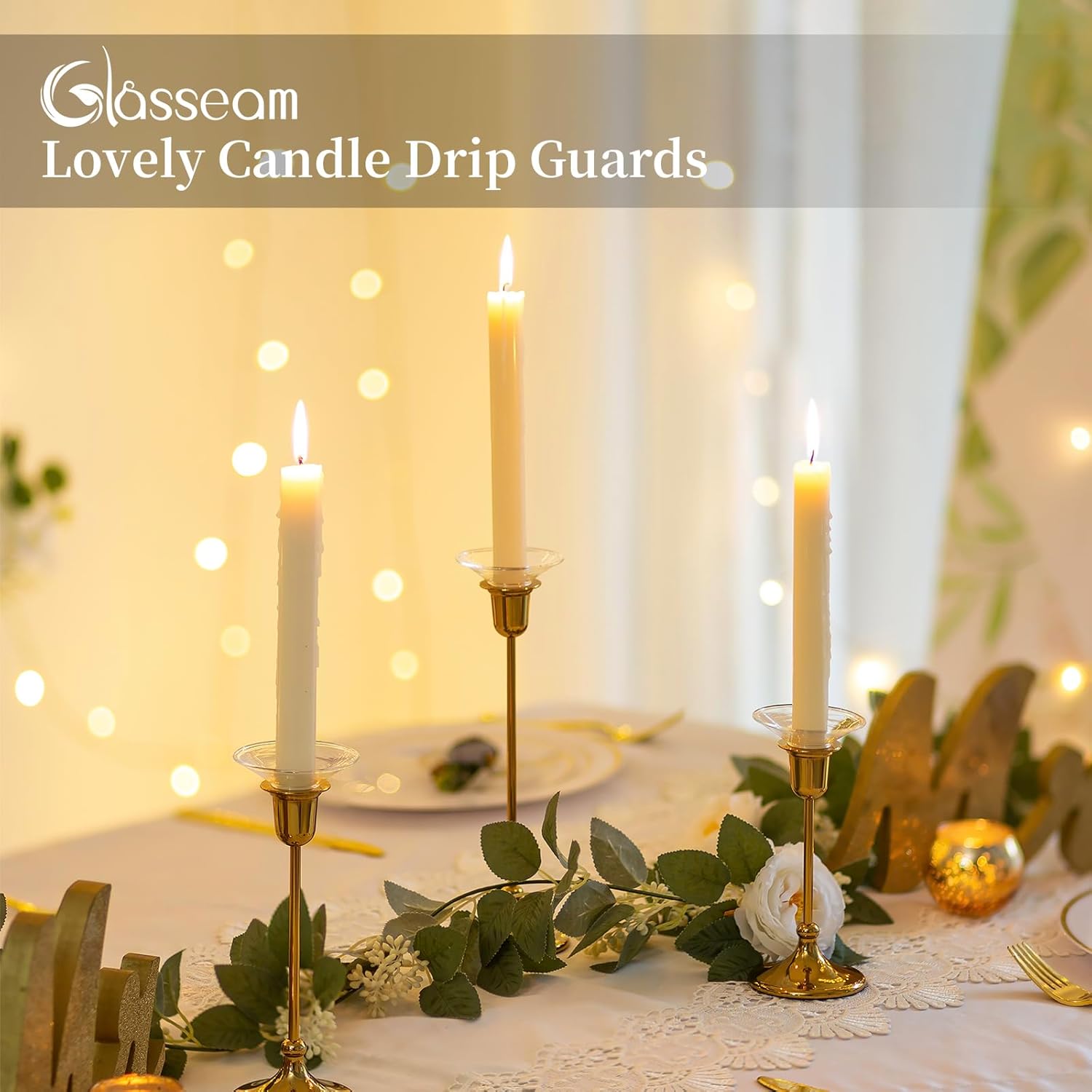 Stylish Candle Drip Catchers for Tapers